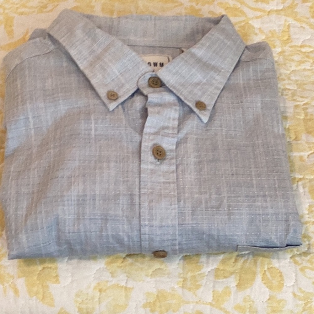 H&M Light Blue Men's Shirt Size XL